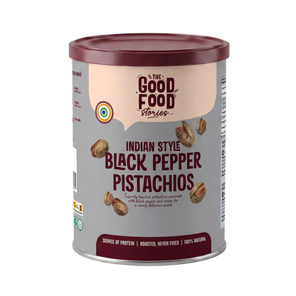 Indian Style Black Pepper Pistachios