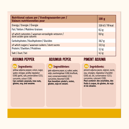 Surinamese Style Adjuma Pepper Extreme Hot