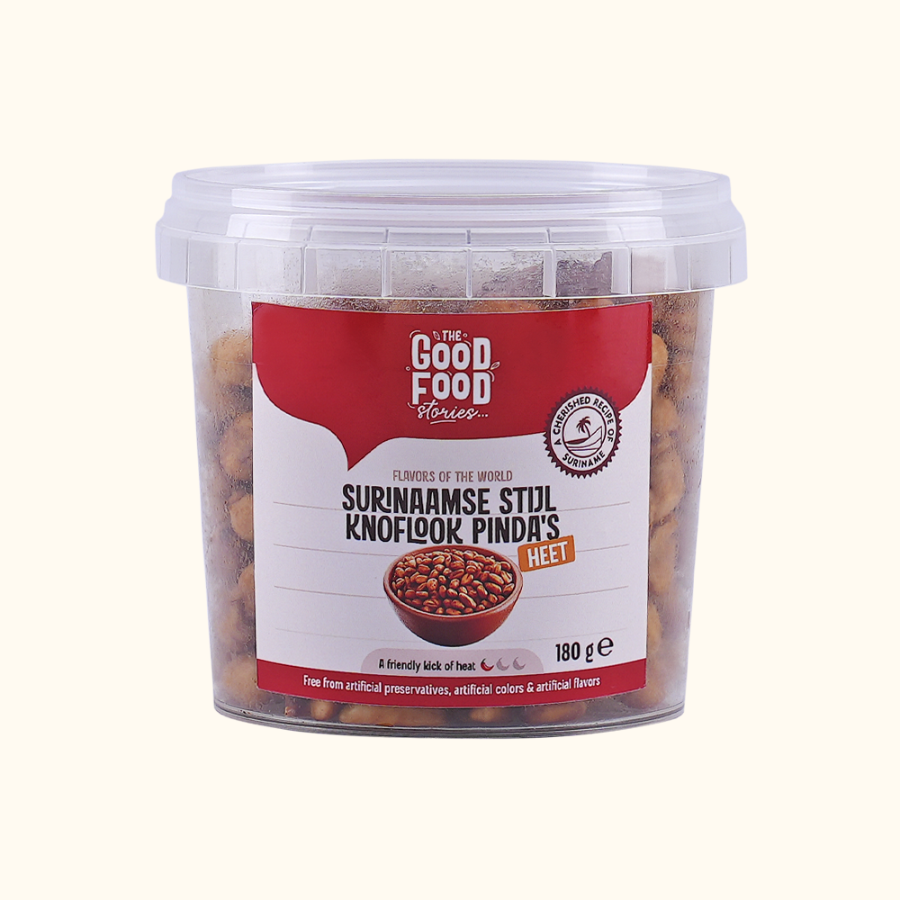 Surinamese Style Garlic Peanuts Hot